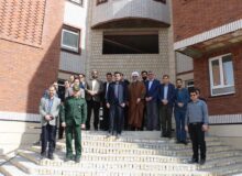 بازدید فرماندار شهرستان شهریار و امام جمعه باغستان از مدرسه در حال احداث موقوفه میرزا احمد خان بدر در نصیرآباد
